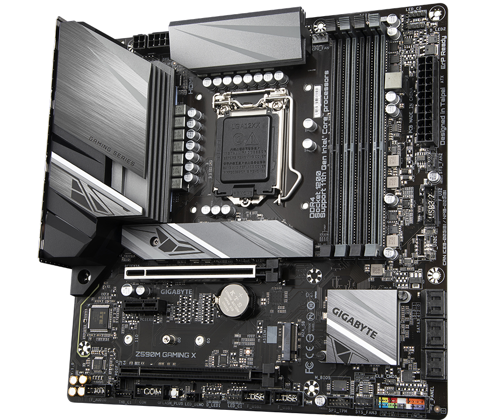 GIGABYTE Z590M GAMING X / mATX S1200 Dual 4xDDR4 5333