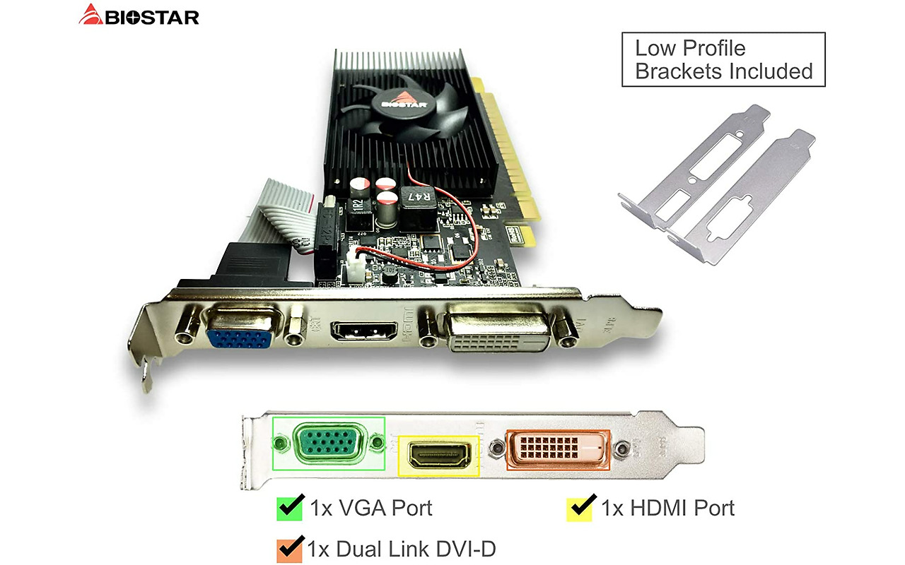 Biostar GeForce GT710 2GB GDDR3 64bit