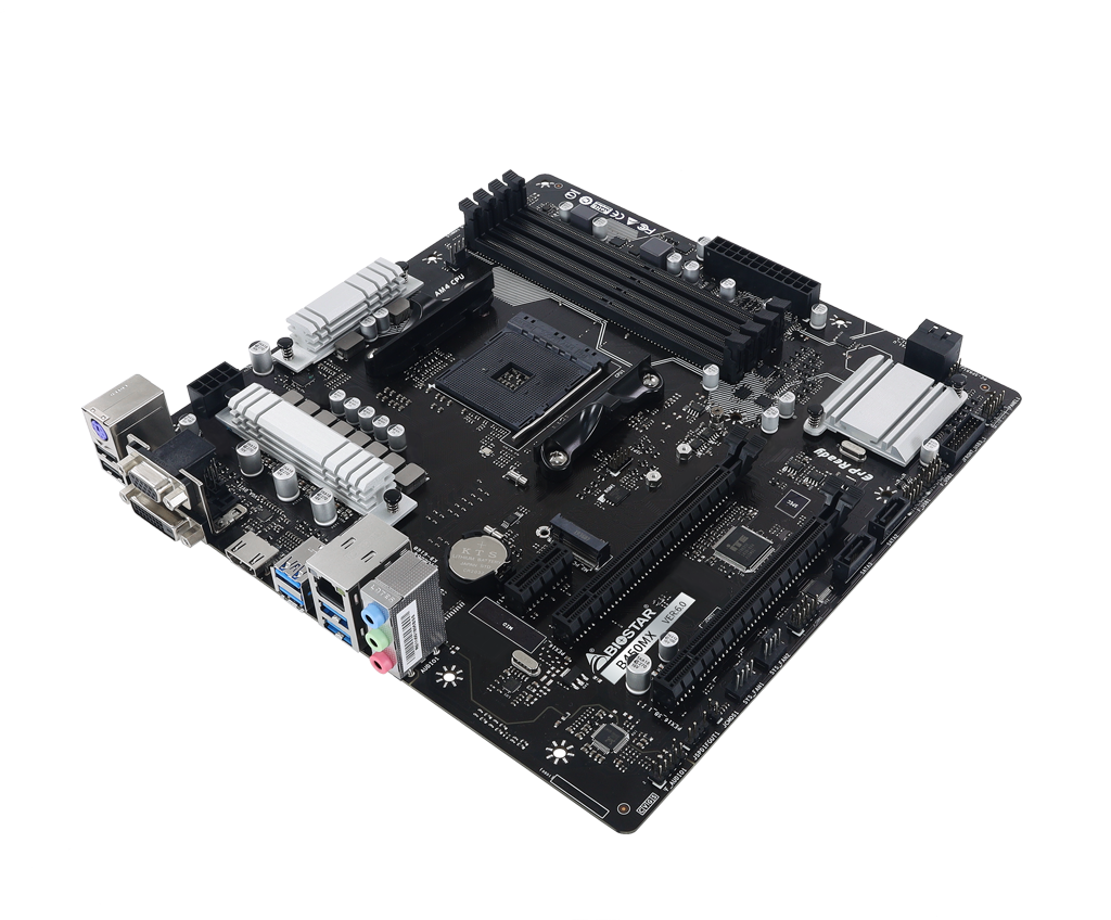 Biostar B450MX / mATX Socket AM4 Dual 4x DDR4 4333+