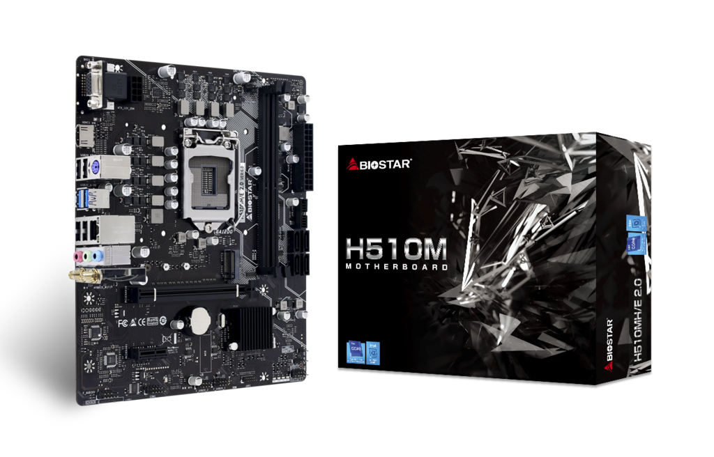 Biostar H510MH 2.0 / mATX Socket 1200 Dual 2x DDR4 3200