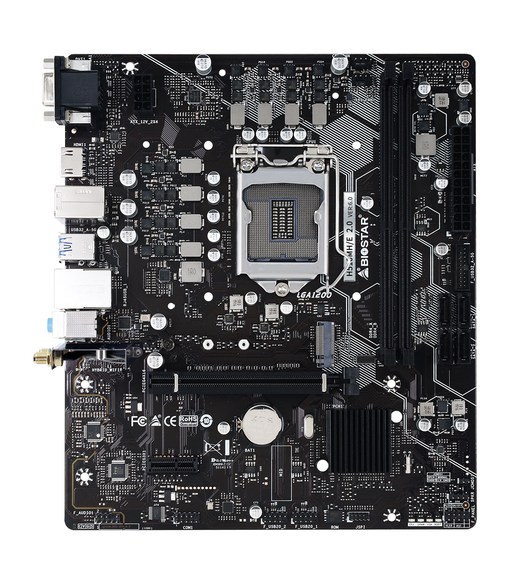 Biostar H510MH 2.0 / mATX Socket 1200 Dual 2x DDR4 3200
