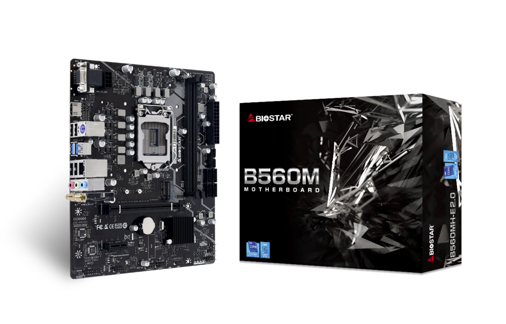 Biostar Racing B560MH-E / mATX Socket 1200 Dual 2x DDR4 3333+