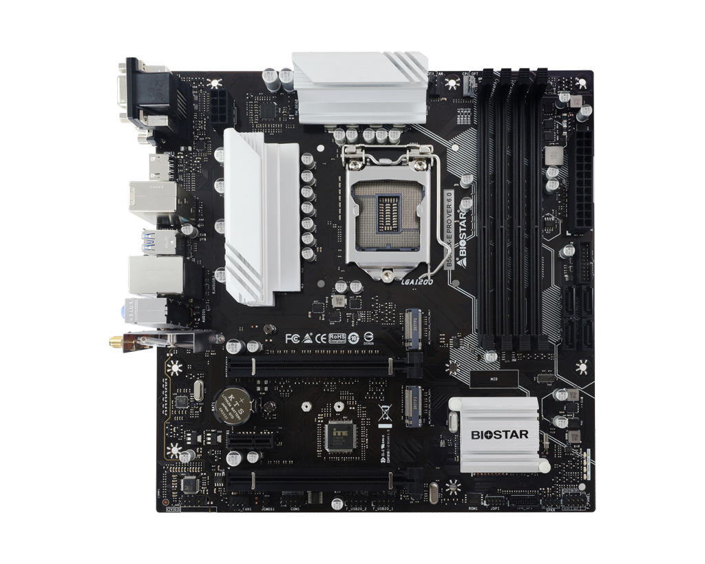 Biostar Racing B560MX-E PRO / mATX Socket 1200 Dual 4x DDR4 4000+