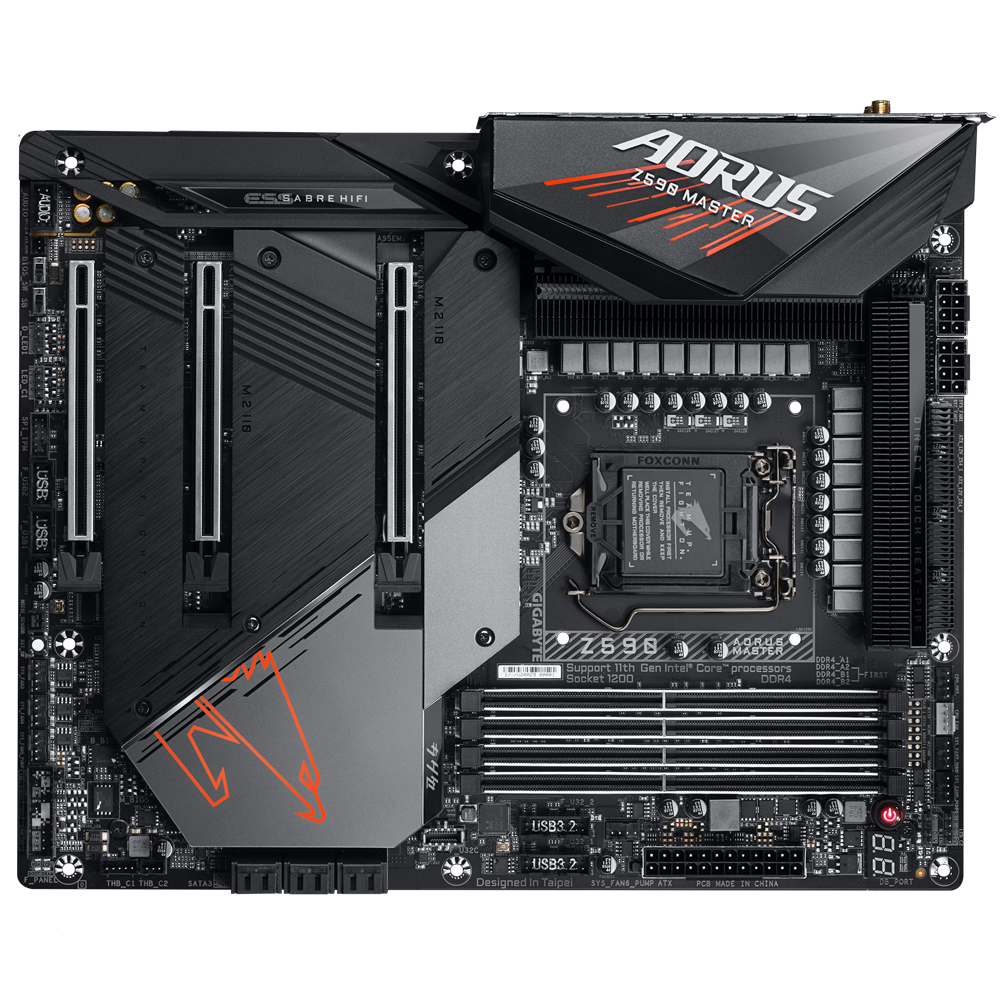 Gigabyte Z590 AORUS MASTER / ATX S1200
