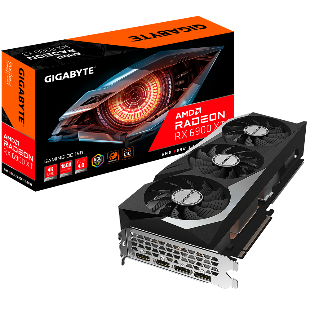 Gigabyte Radeon RX 6900 XT Gaming OC  16GB GDDR6 256bit / GV-R69XTGAMING OC-16GD