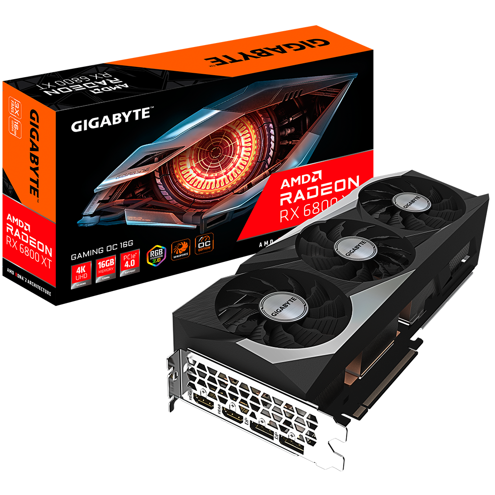Gigabyte Radeon RX 6800 XT 16GB GDDR6 256bit Gaming OC / GV-R68XTGAMING OC-16GD
