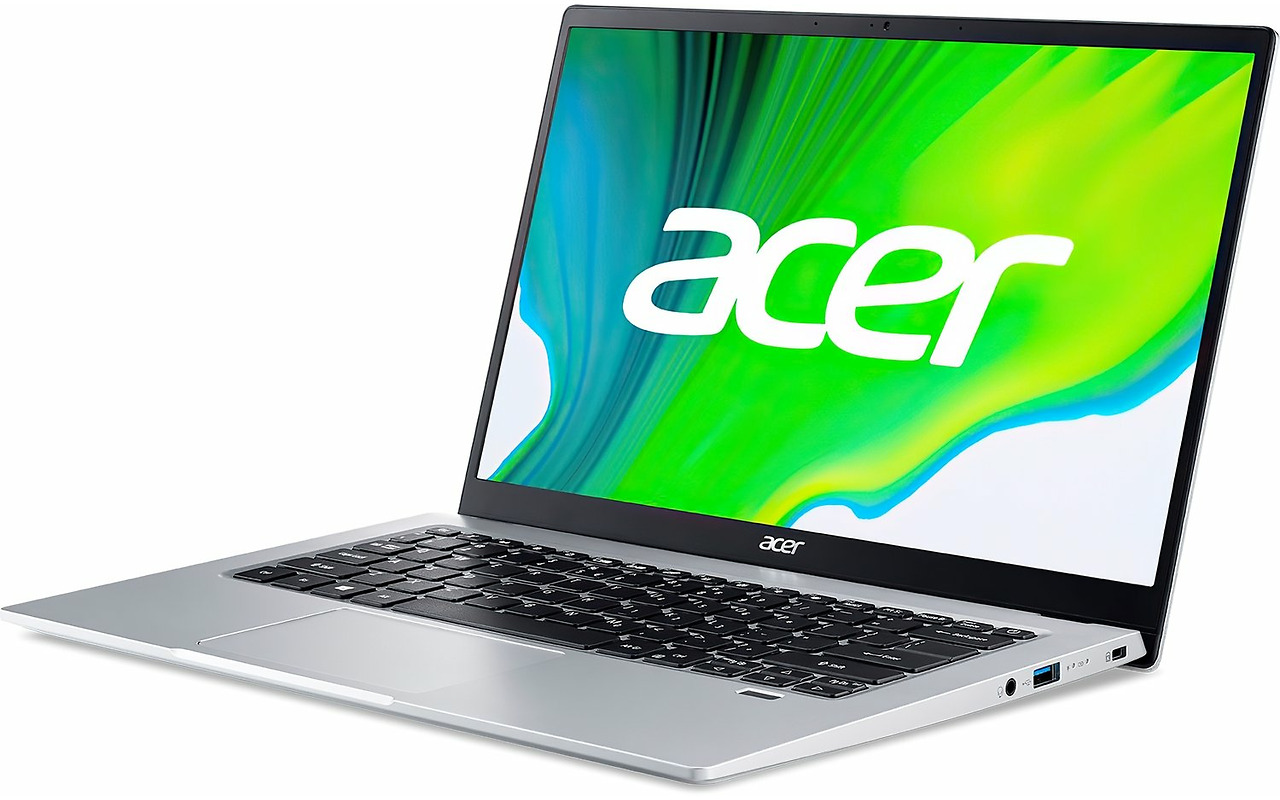 ACER Swift 1 SF114-34 / 14.0" IPS FullHD / Pentium Silver N6000 / 8GB LPDDR4 / 256GB NVMe / No OS / Silver