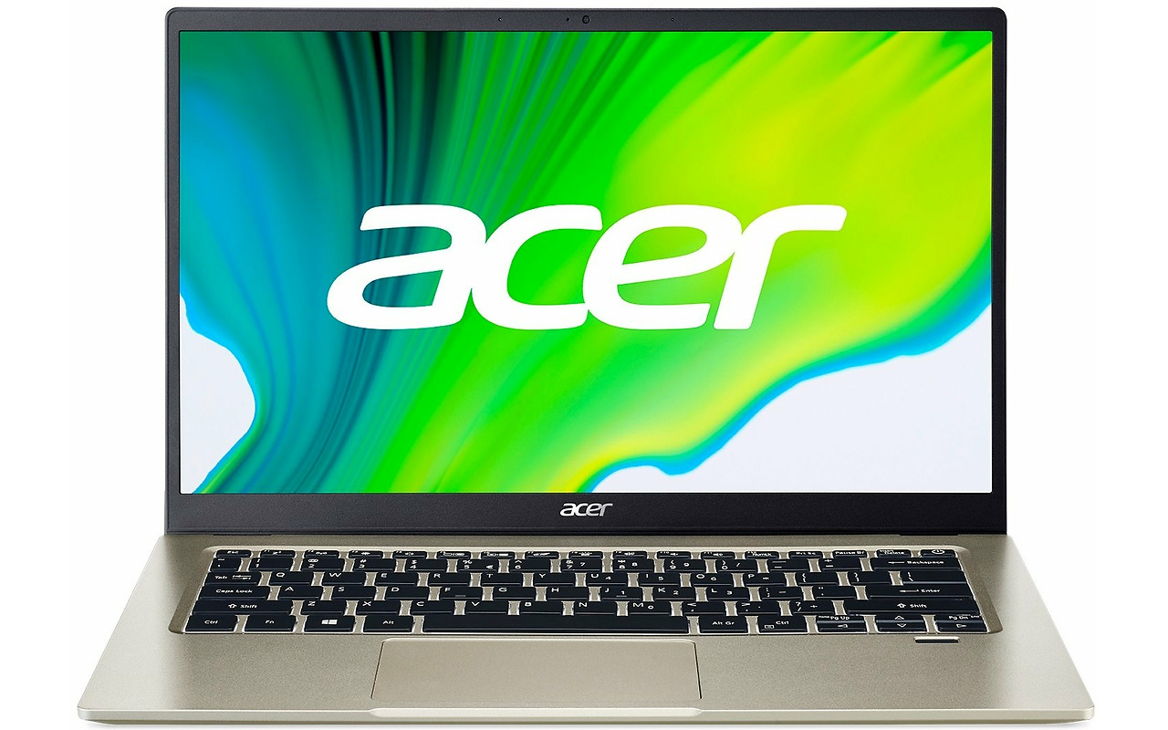 ACER Swift 1 SF114-34 / 14.0" IPS FullHD / Pentium Silver N6000 / 8GB LPDDR4 / 256GB NVMe / No OS / Gold
