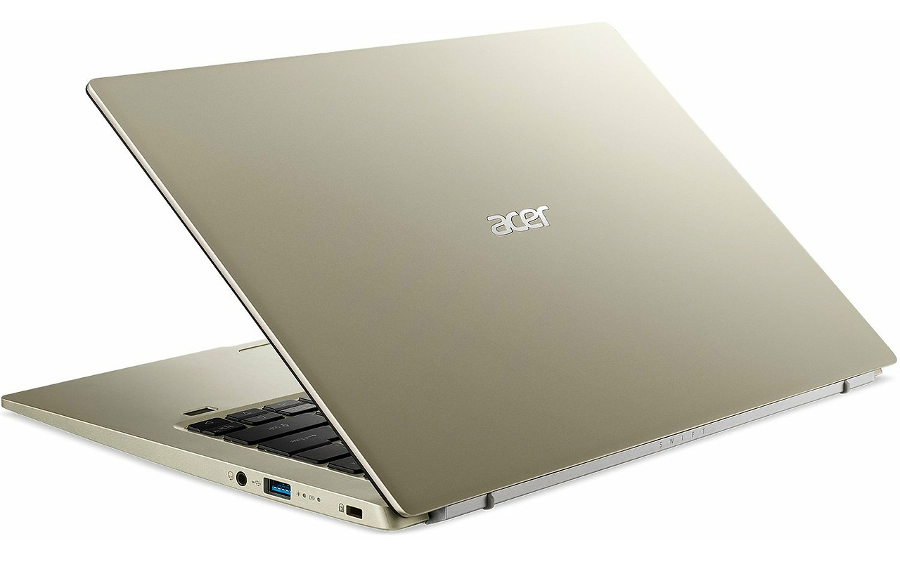 ACER Swift 1 SF114-34 / 14.0" IPS FullHD / Pentium Silver N6000 / 8GB LPDDR4 / 256GB NVMe / No OS / Gold