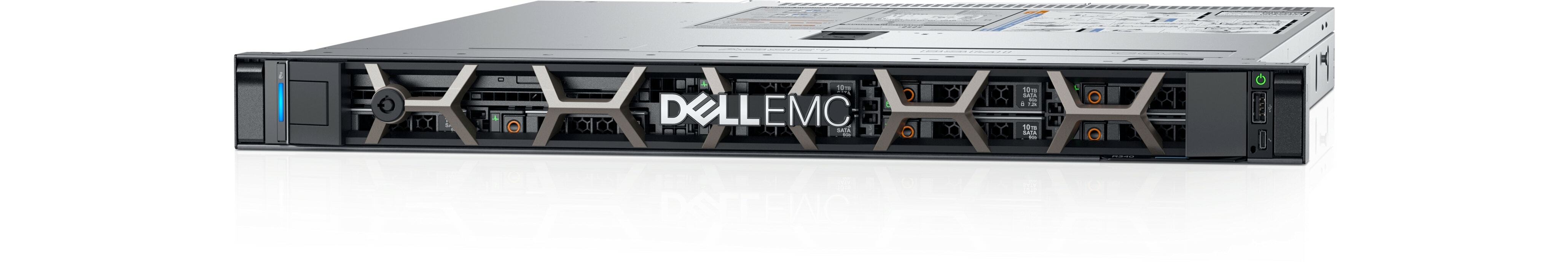 DELL PowerEdge R340 / Xeon E-2246G / 2x 16GB RAM / 2x 480Gb SSD M.2 / 1x 960GB SSD / 550W PSU / IDRAC9
