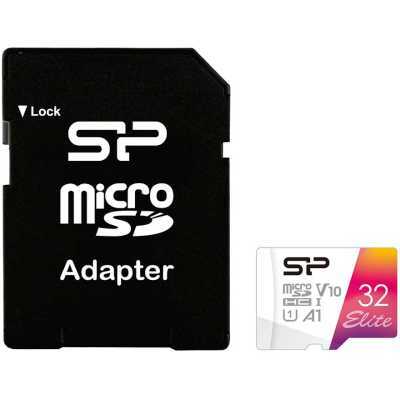 SiliconPower Elite Color microSDXC 32GB / SP032GBSTHBV1V20SP