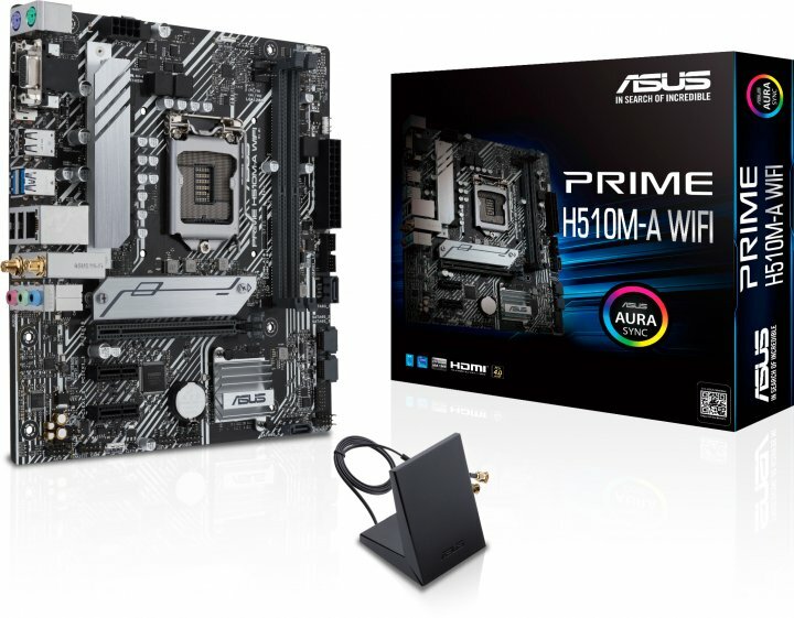 ASUS PRIME H510M-A WI-FI / micro-ATX LGA 1200 Dual DDR4 3200MHz