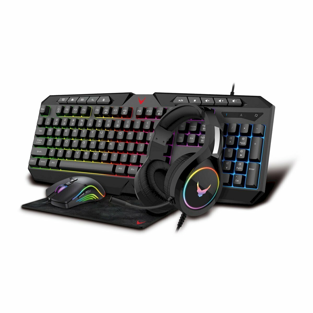 Varr Gaming 4 In 1 Set 03 RGB Rainbow / VG4IN1SET03