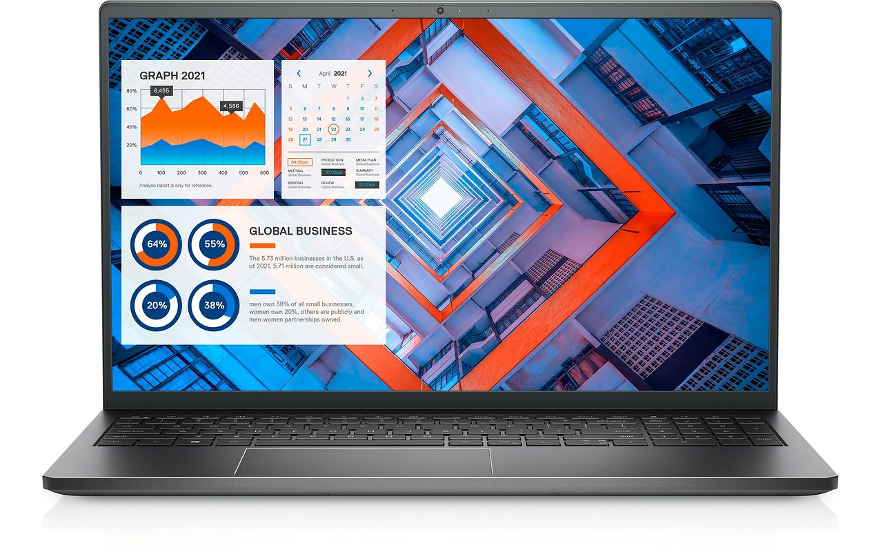 DELL Vostro 7510 / 15.6'' FullHD / Core i7-11800H / 16GB DDR4 / 1.0TB NVMe / GeForce RTX 3050 Ti  4GB / Windows 11 PRO /