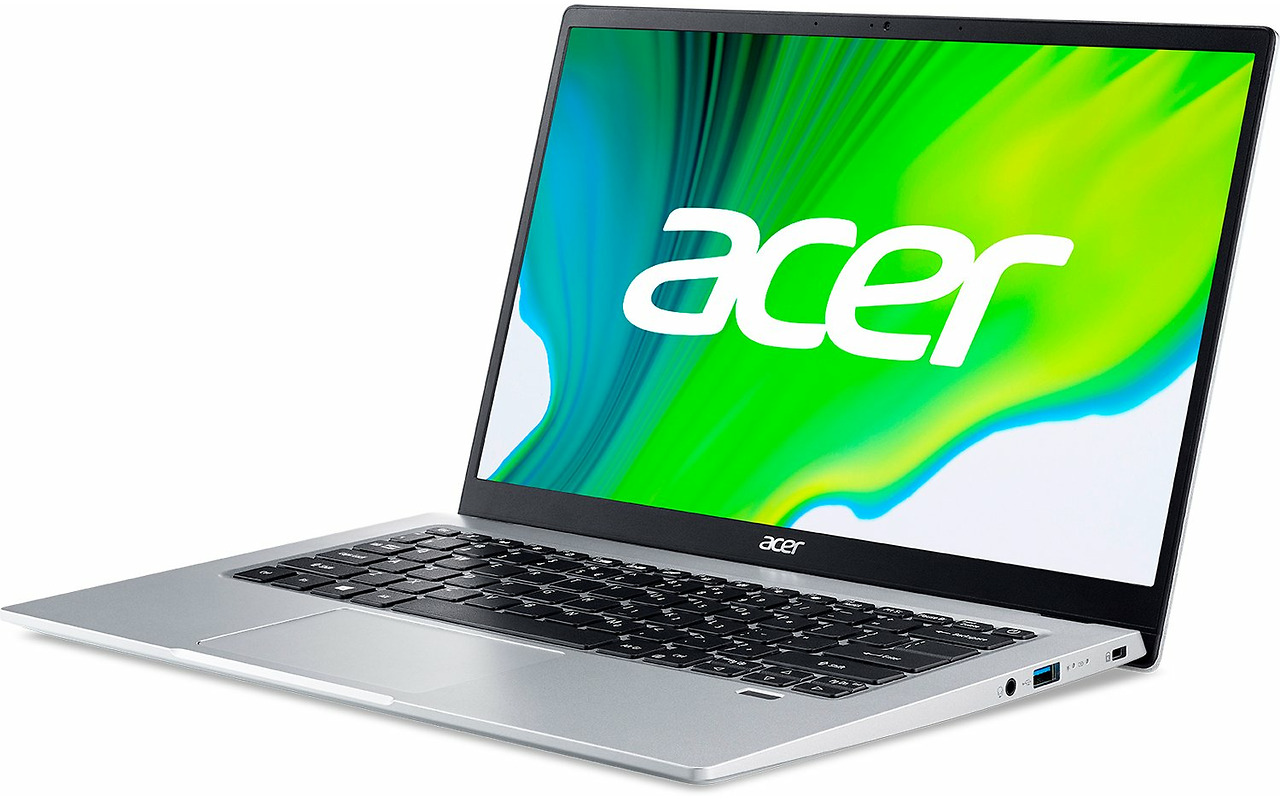 ACER Swift 1 SF114-34 / 14.0" IPS FullHD / Pentium Silver N6000 / 8GB LPDDR4 / 512GB NVMe / No OS / Silver