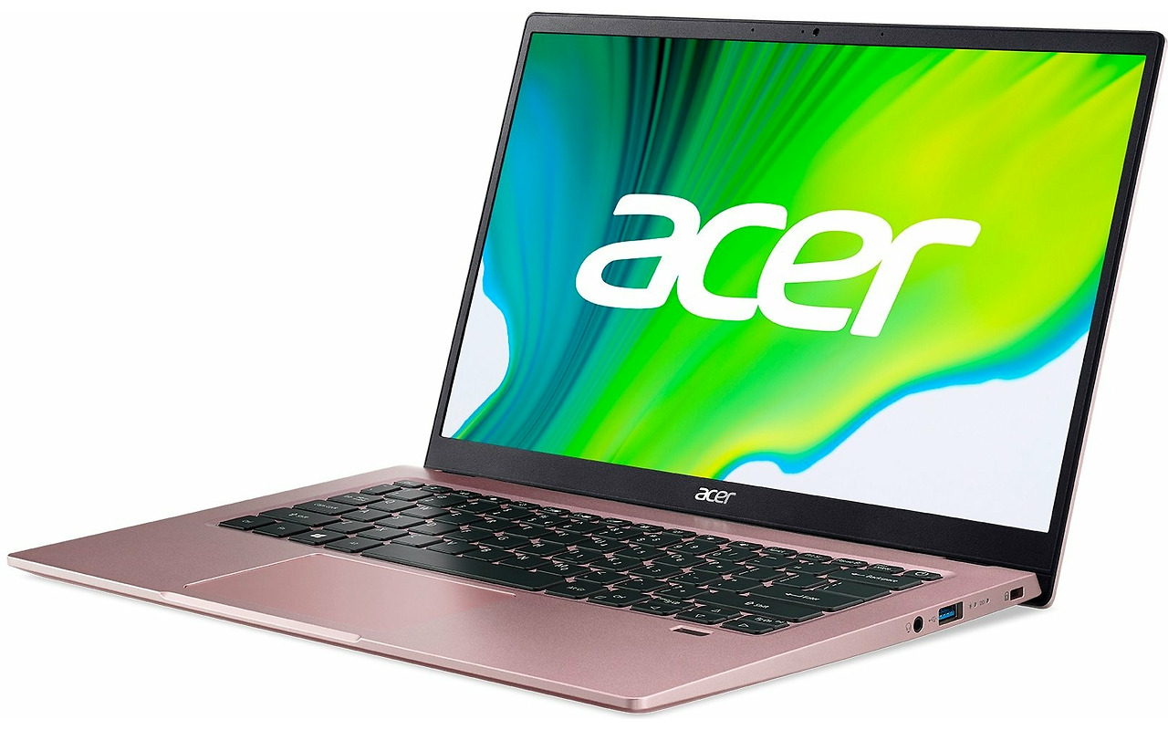 ACER Swift 1 SF114-34 / 14.0" IPS FullHD / Pentium Silver N6000 / 8GB LPDDR4 / 512GB NVMe / No OS / Pink