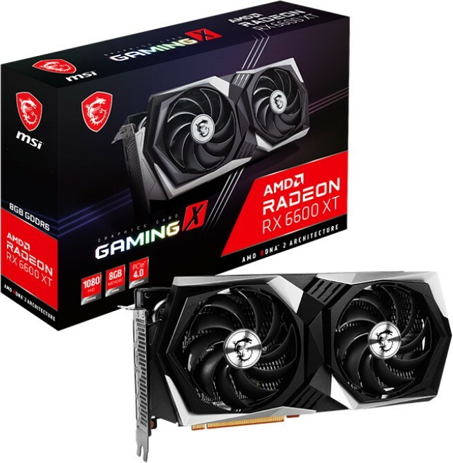 MSI Radeon RX 6600 XT GAMING X 8G / 8GB GDDR6 128Bit