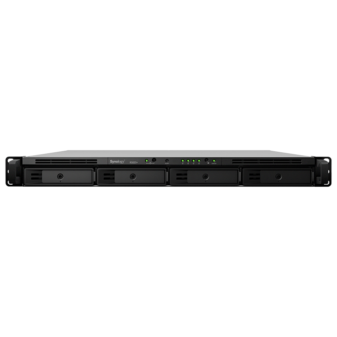 Synology RS820RP+ / Atom C3538 / 2Gb DDR4 / 4x 3.5" HDD/2.5'' SSD / 4x 1GbE LAN / 2x 150W PSU /