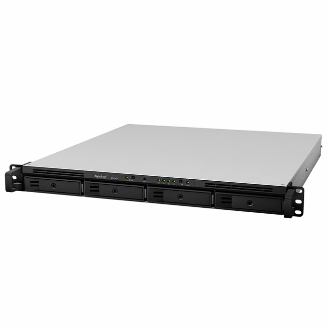 Synology RS820RP+ / Atom C3538 / 2Gb DDR4 / 4x 3.5" HDD/2.5'' SSD / 4x 1GbE LAN / 2x 150W PSU /