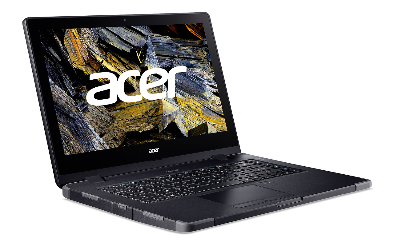 ACER Enduro EN314-51W-597D / 14.0" FullHD IPS / Core i5-10210U / 8GB DDR4 / 512GB NVMe / No OS Black