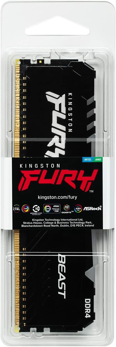Kingston FURY Beast RGB KF426C16BBA/8 / 8GB DDR4 2666 RGB