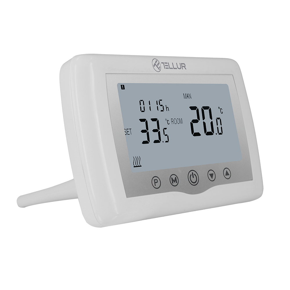 Tellur Thermostat Wi-Fi for Central Heating / TLL331151 White