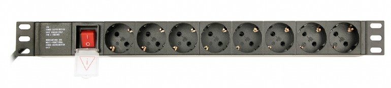 Gembird EG-PDU-014-C14 / 8 Sockets 3.0m 1U