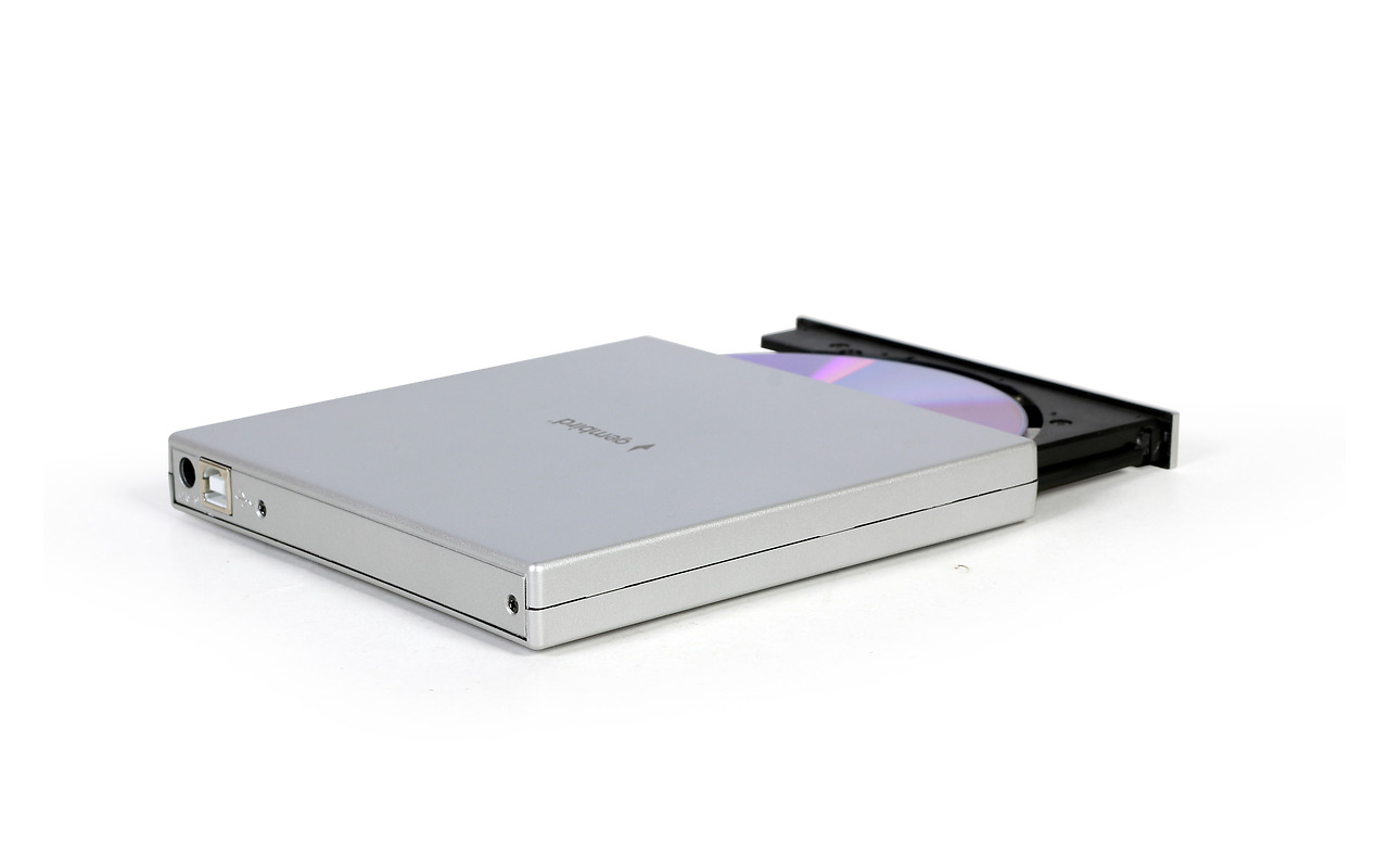 Gembird DVD-USB-02-SV / External DVD-RW Silver