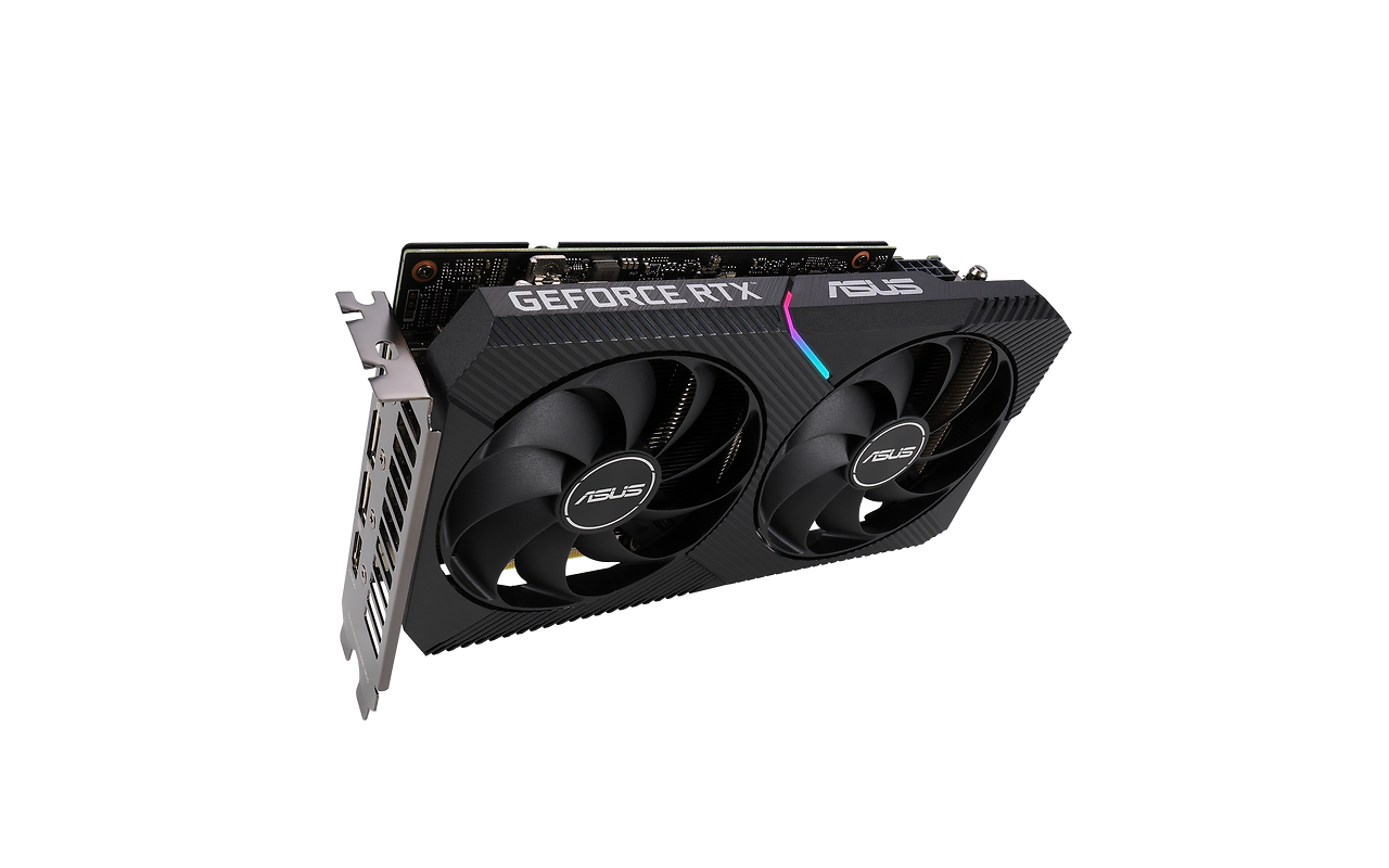 ASUS GeForce RTX 3060 Ti 8GB GDDR6 256bit Dual MINI OC V2 / DUAL-RTX3060TI-O8G-MINI-V2