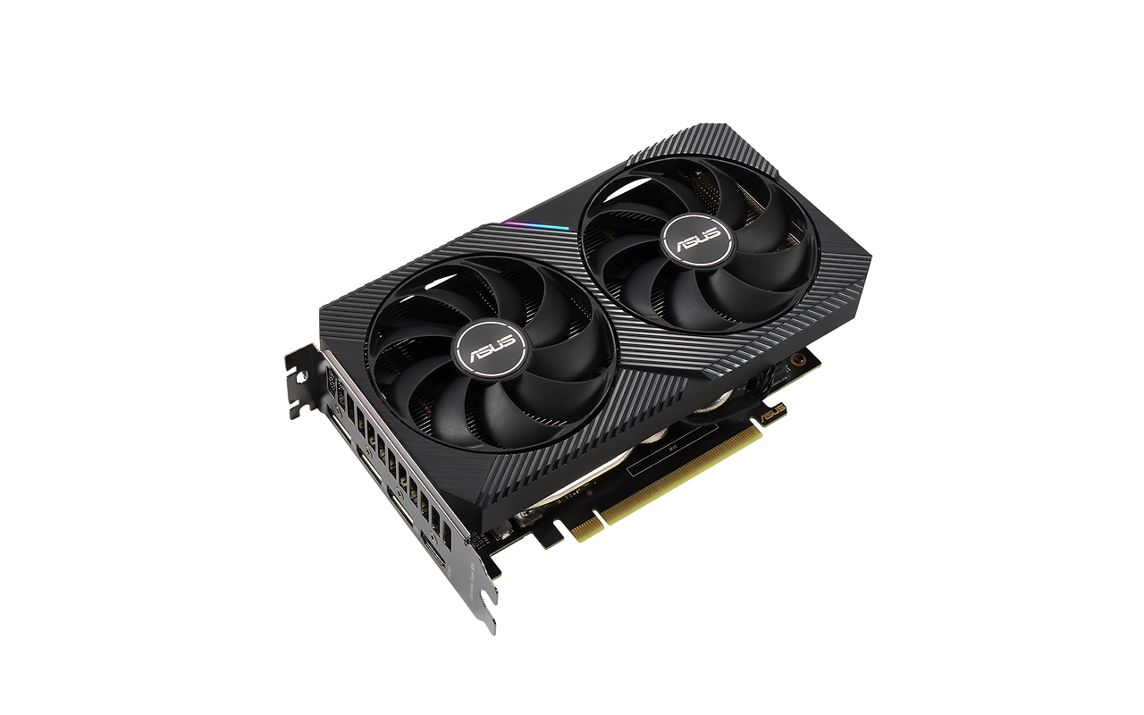 ASUS GeForce RTX 3060 Ti 8GB GDDR6 256bit Dual MINI OC V2 / DUAL-RTX3060TI-O8G-MINI-V2