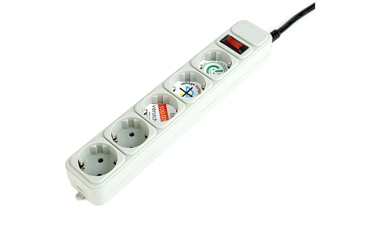 Gembird SPG3-B-15C / 5 Sockets 4.5m Grey