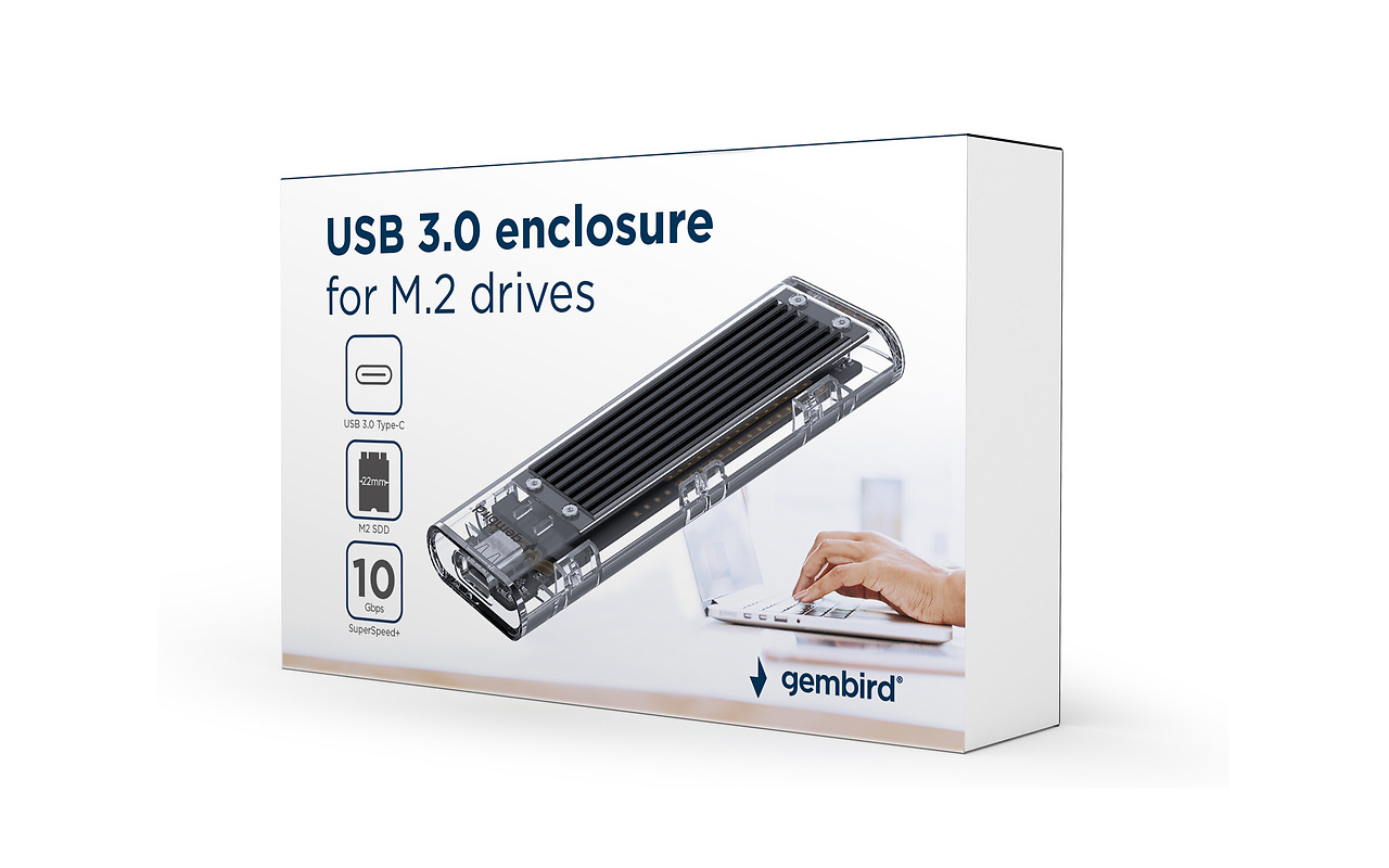 Gembird EE2280-U3C-02 / M.2 NVMe SSD External case