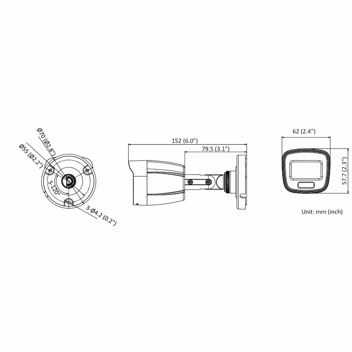 HiWatch DS-I250L / 2Mpix 2.8mm ColorVu