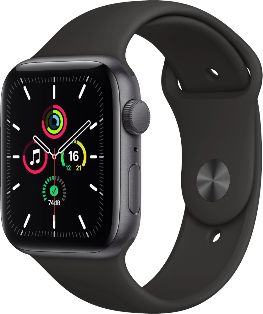 Apple Watch SE 40mm Aluminum Case with Midnight Sport Band