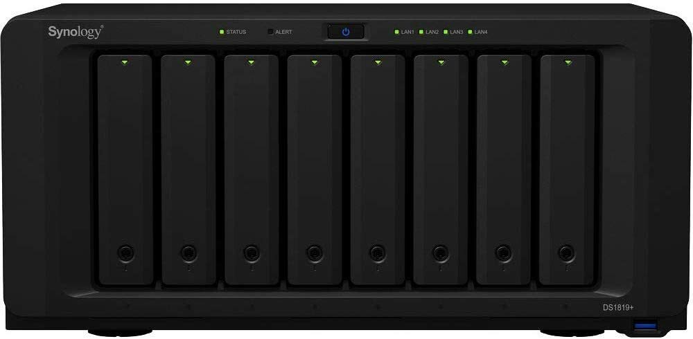 Synology DS1819+ / Atom C3538 / 4GB DDR4 / 8x 3.5'' / 4x 1GbE /