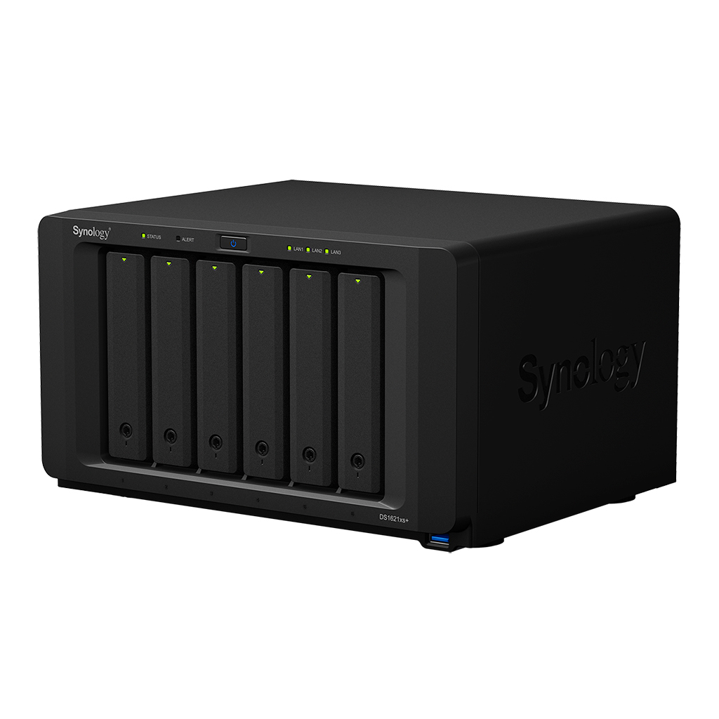Synology DS1621xs+ / Xeon D-1527 / 8GB DDR4 ECC / 6x 3.5'' / 2x M.2 / 1x 10GbE + 2x 1GbE / 250W /
