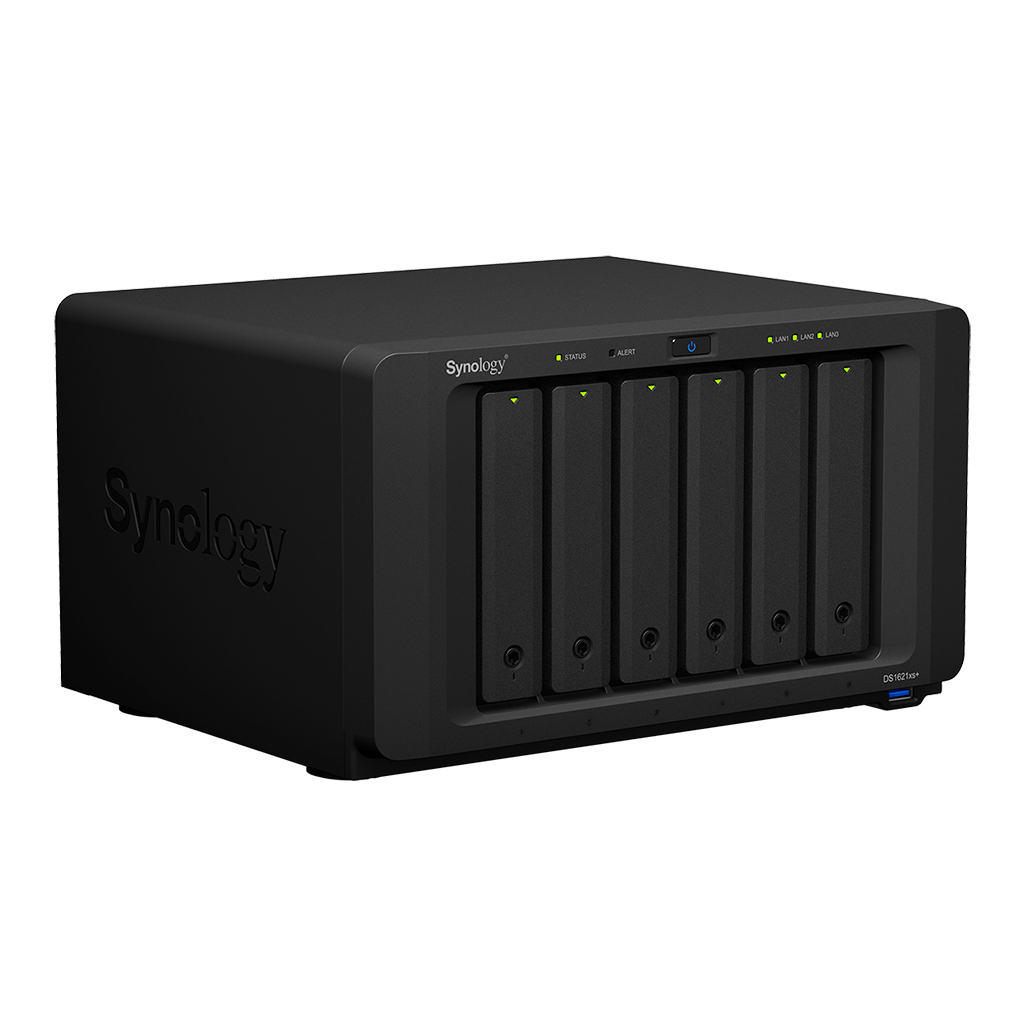 Synology DS1621xs+ / Xeon D-1527 / 8GB DDR4 ECC / 6x 3.5'' / 2x M.2 / 1x 10GbE + 2x 1GbE / 250W /