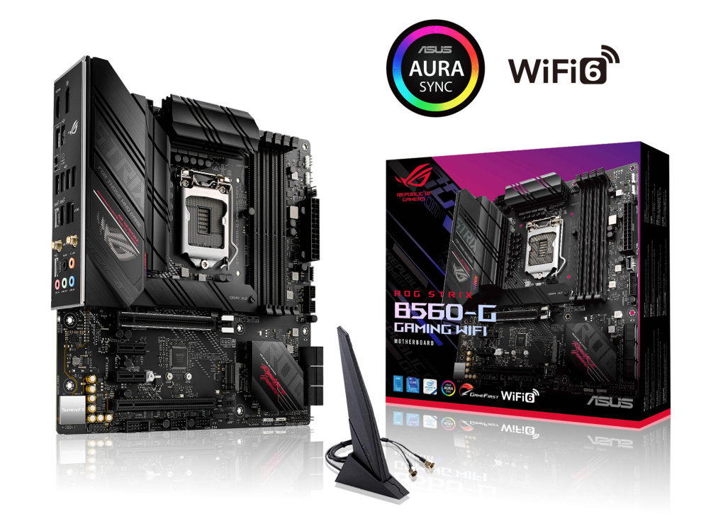 ASUS ROG STRIX B560-G GAMING WI-FI / mATX LGA1200 4xDDR4 5000