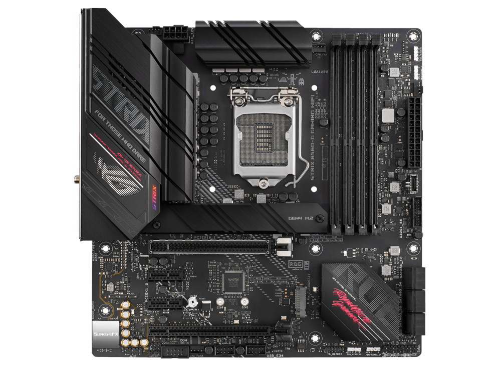 ASUS ROG STRIX B560-G GAMING WI-FI / mATX LGA1200 4xDDR4 5000