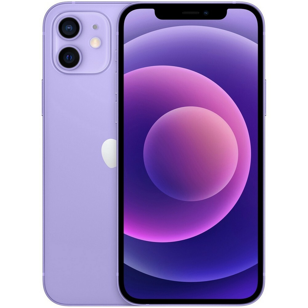 Apple iPhone 12 / 6.1 OLED 2532x1170 / A14 Bionic / 4Gb / 128Gb / 2815mAh / Purple