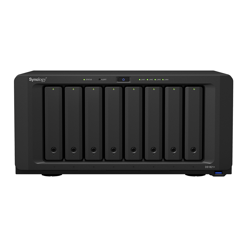 Synology DS1821+ / AMD Ryzen / 4Gb RAM / 2x M.2 / 4x 1GbE /