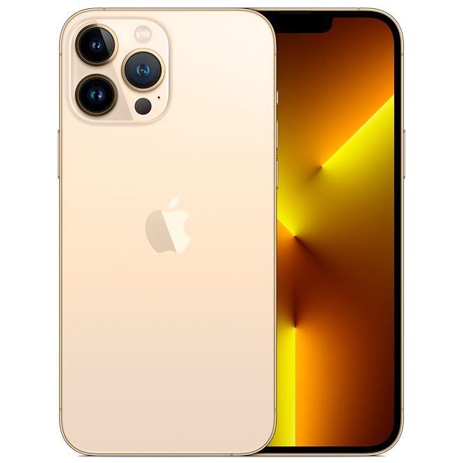 Apple iPhone 13 Pro Max / 6.7'' Super Retina XDR OLED 120Hz / A15 Bionic / 6Gb / 1.0TB / 4352mAh / DUALSIM / Gold