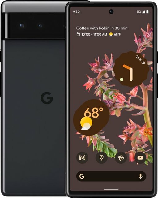 Google Pixel 6 / 6.4 AMOLED 90Hz / Tensor 5nm / 8GB / 128GB / 4614mAh / Black