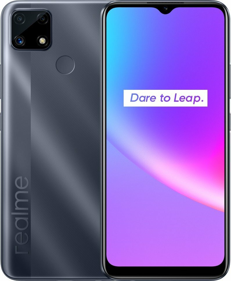 Realme C25s / 6.5'' HD+ IPS / Helio G85 / 4GB / 128GB / 6000mAh / Black