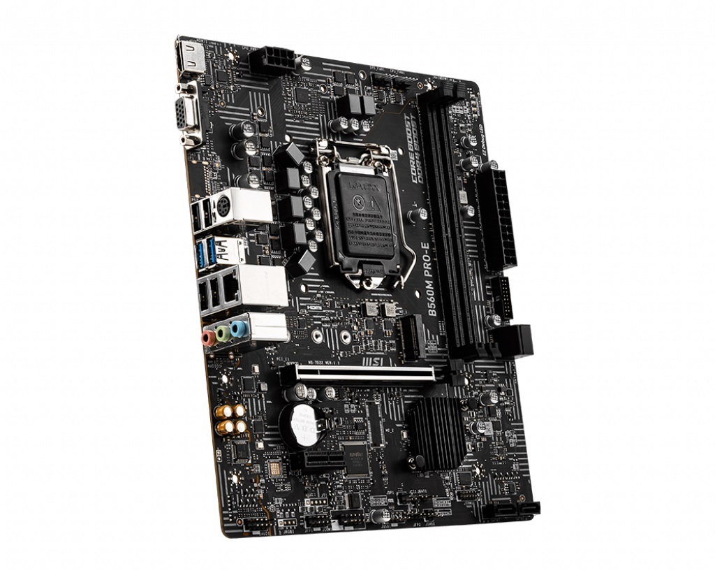 MSI B560M PRO-E / mATX Socket 1200 Dual 2x DDR4-4800