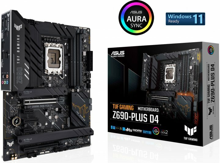 ASUS TUF GAMING Z690-PLUS D4 / ATX LGA1700 DDR4 5333
