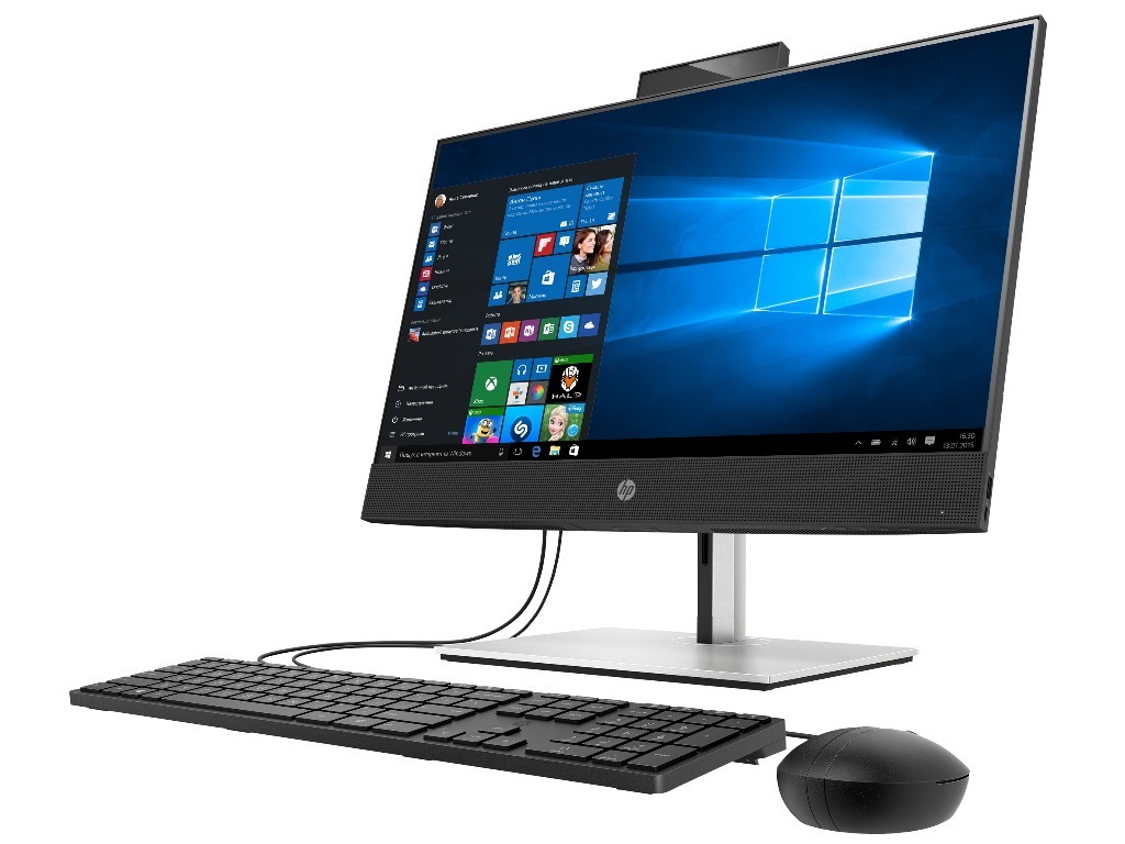 HP ProOne 440 G6 / 23.8" FullHD / Intel Core i5-10500T / 8GB DDR4 / 512Gb NVMe / Black / Windows