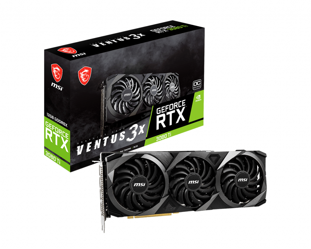MSI GeForce RTX 3080Ti VENTUS 3X 12G / 12GB GDDR6X 384Bit