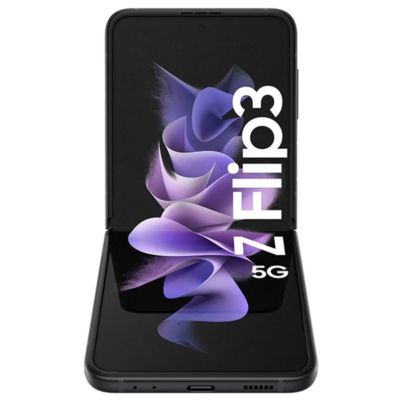 Samsung Galaxy Z Flip3 5G / Foldable 6.7 Dynamic AMOLED + 1.9 Super AMOLED / Snapdragon 888 / 8GB / 128GB / 3300mAh / Black