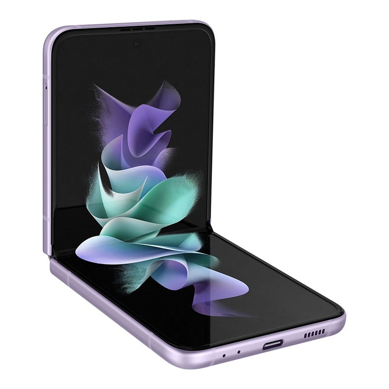 Samsung Galaxy Z Flip3 5G / Foldable 6.7 Dynamic AMOLED + 1.9 Super AMOLED / Snapdragon 888 / 8GB / 128GB / 3300mAh / Purple
